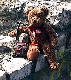 Toni geniet die Aussicht