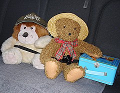 Toni sitzt hinten bei Leo